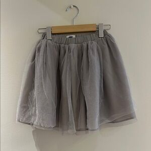 Old Navy Gray Bubble Mini Skirt